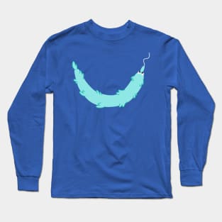 Worm Smile (Blue) Long Sleeve T-Shirt